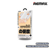 iPhone 16 Plus >> REMAX Clear HD Tempered Glass Future Ultra-Soft Series - Clear
